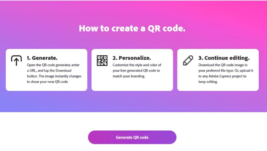 How to create a QR Code using Adobe
