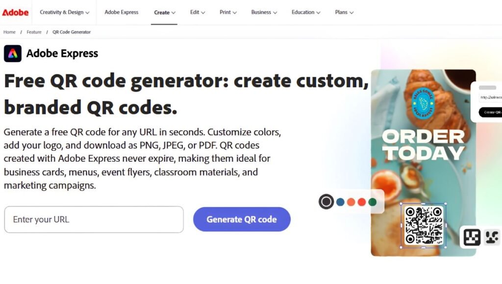 adobe qr code generator free