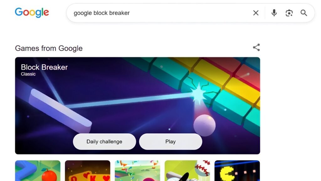 google block breaker rules