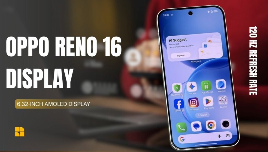 oppo reno 16 display